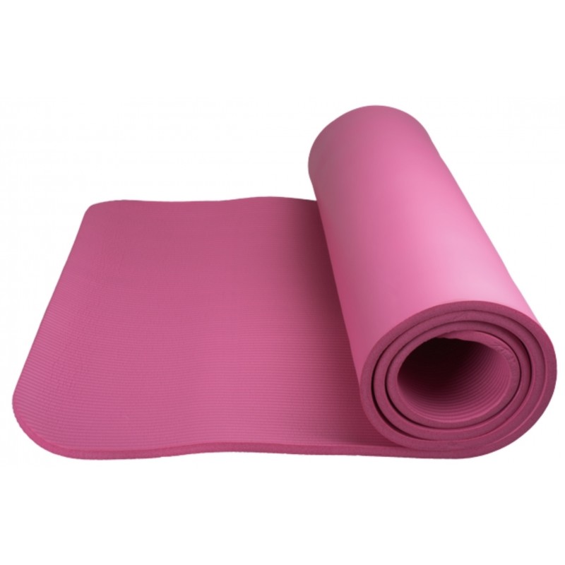 Power System Fitness yoga mat plus võimlemismatt (1 sm) - roosa